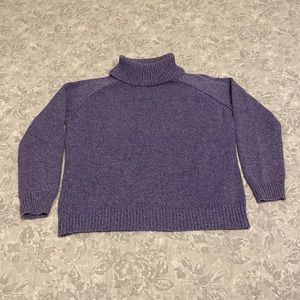 Karen Scott Purple Turtleneck Sweater Women’s Size Petite Medium